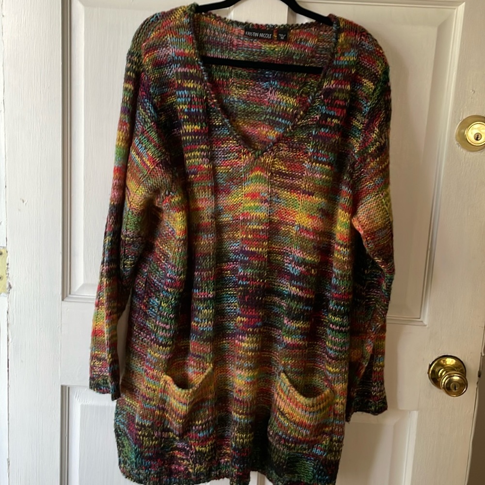 Kristin Nicole Multi Sweater size 3X